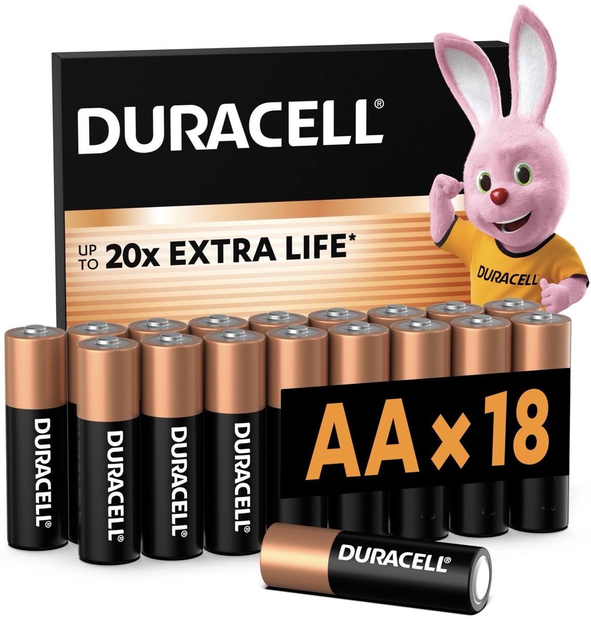 Батарейка Duracell LR06 MN1500 18шт. (5000394107519) цена 749 грн - фотография 2