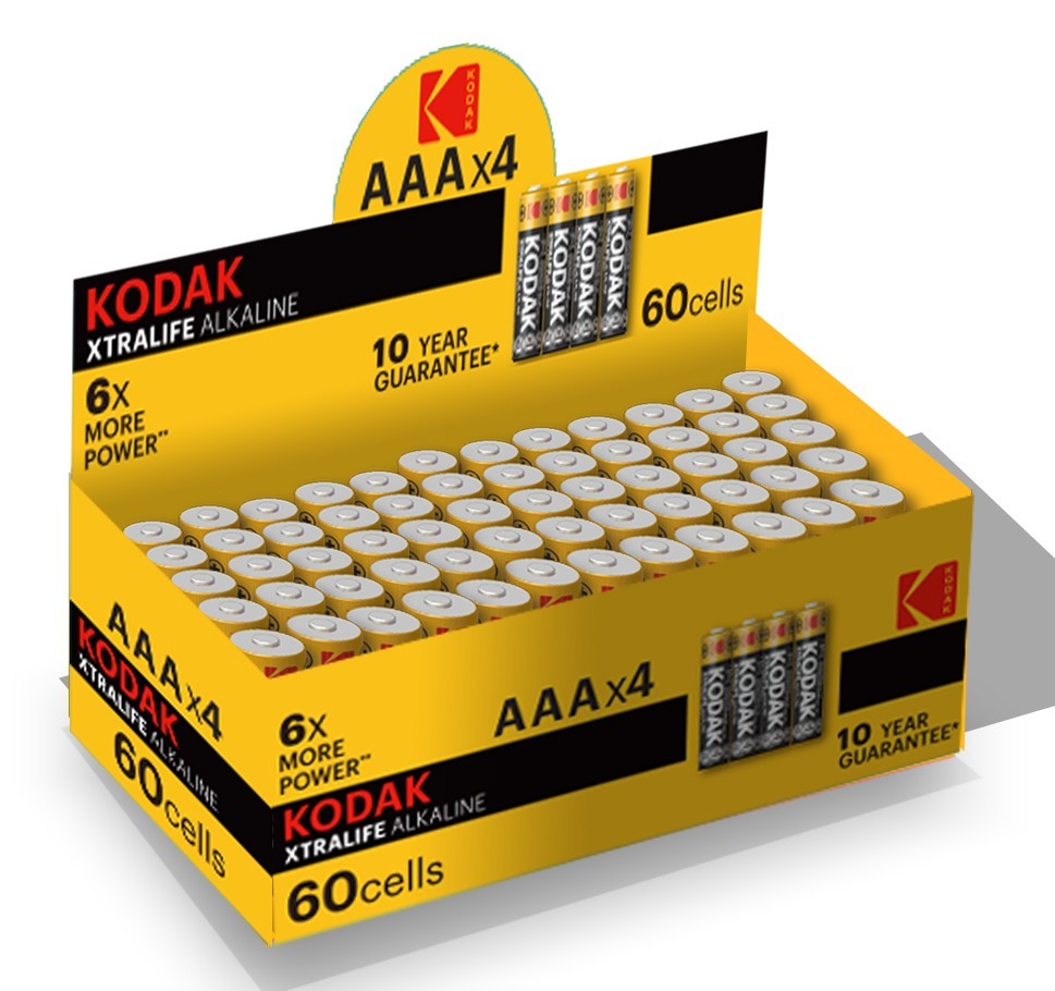 Батарейки типа ААА Kodak XTRALIFE LR03