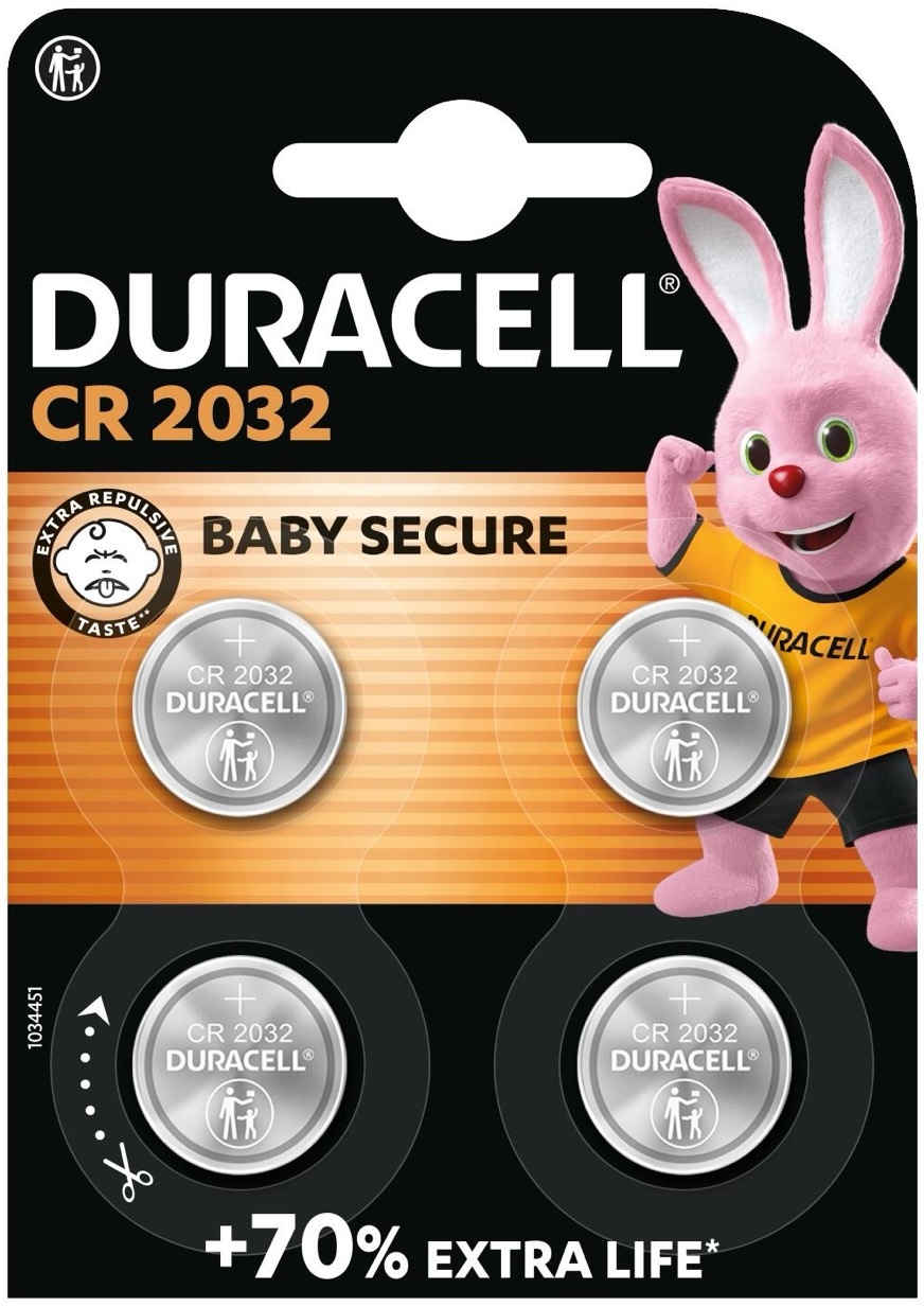 Duracell DL2032 DSN 4шт. (5000394071780)