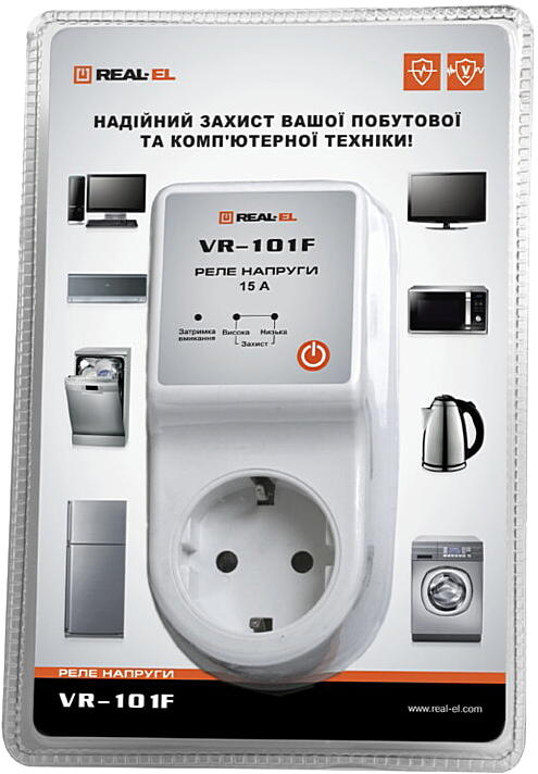 Реле напряжения Real-El VR-101F обзор - фото 8