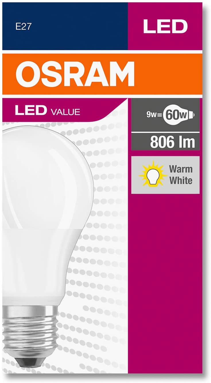 в продаже Светодиодная лампа Osram Led Value CLA60 10W/827 220-240V FR E27 2700К (405289932684) - фото 3