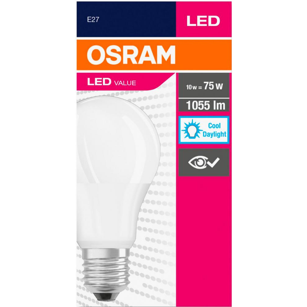 Світлодіодна лампа Osram Led Value 11W/865 230V FR E27 6500K (4052899971035)  ціна 69 грн - фотографія 2