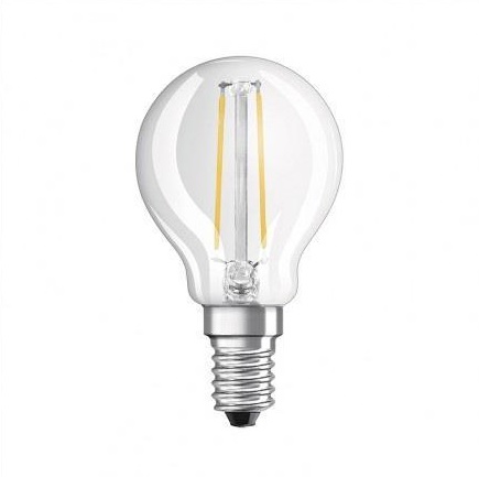 Ціна світлодіодна лампа потужністю 4 вт Osram Led E14 4-40W 4000K 220V P45 Filament (4058075435209) в Києві
