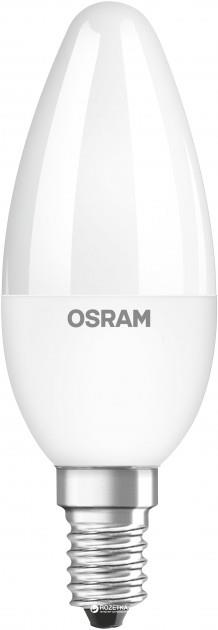 Светодиодная лампа мощностью 7 Вт Osram Led Star B60 7W 550Lm 3000K E14 (4058075479715)