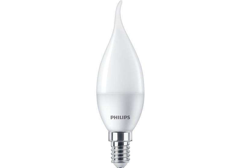 Светодиодная лампа Philips форма свеча Philips ESS LedCandle 6W E14 840 B35NDFR RCA 4000K (929002971107)