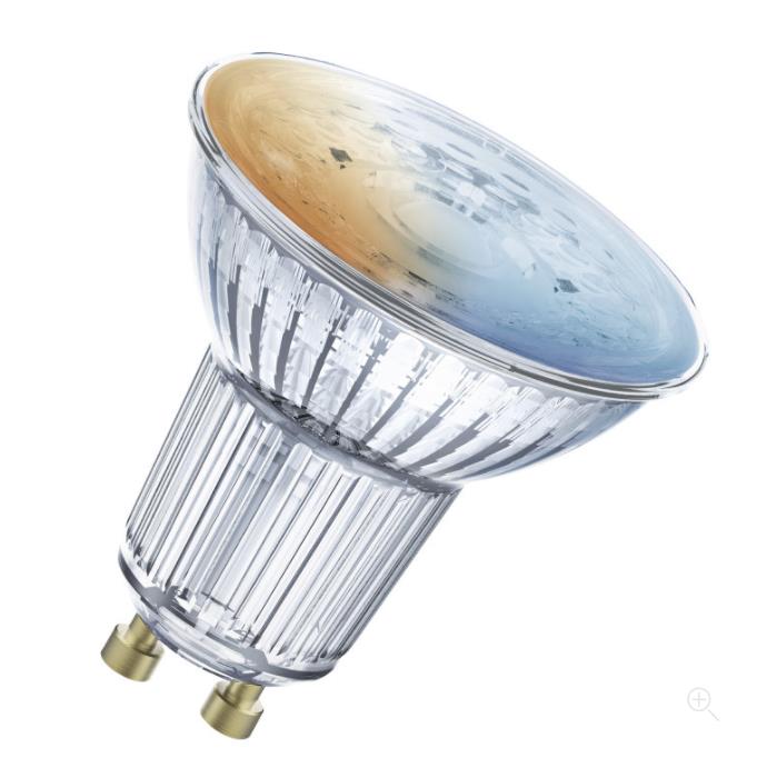 Светодиодная лампа с цоколем GU10 Ledvance Smart+ WiFi PAR16 GU10 5W 2700-6500K (4058075485679)