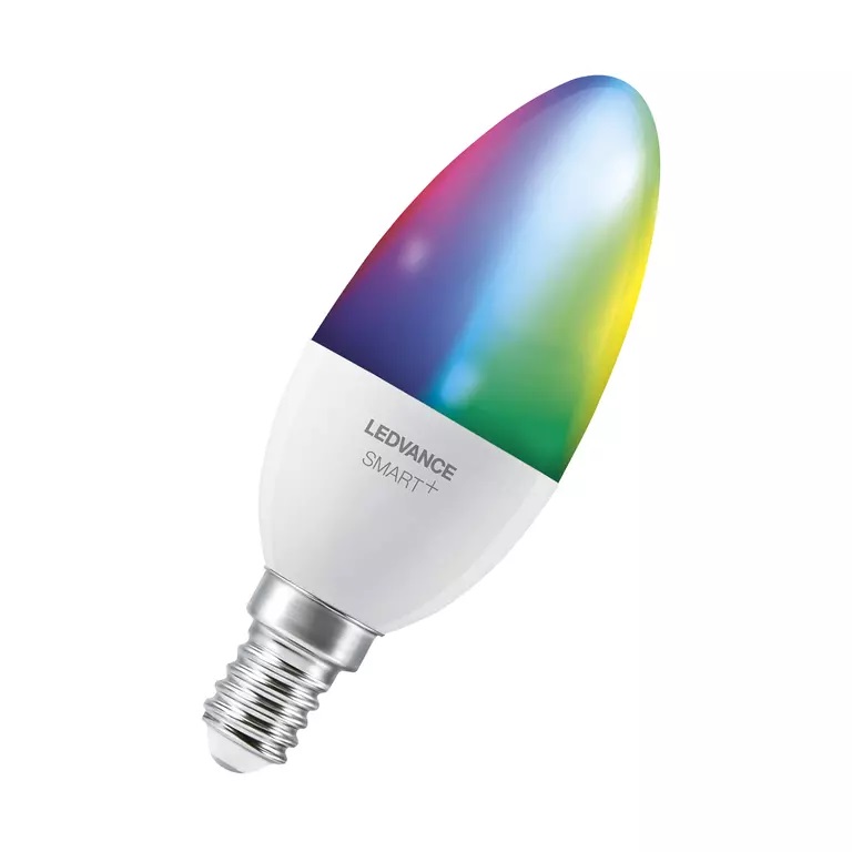 Smart cветодиодная лампа Ledvance Smart+ WiFi Candle 5W B39 E14 220V 2700-6500K (4058075485570) в интернет-магазине, главное фото
