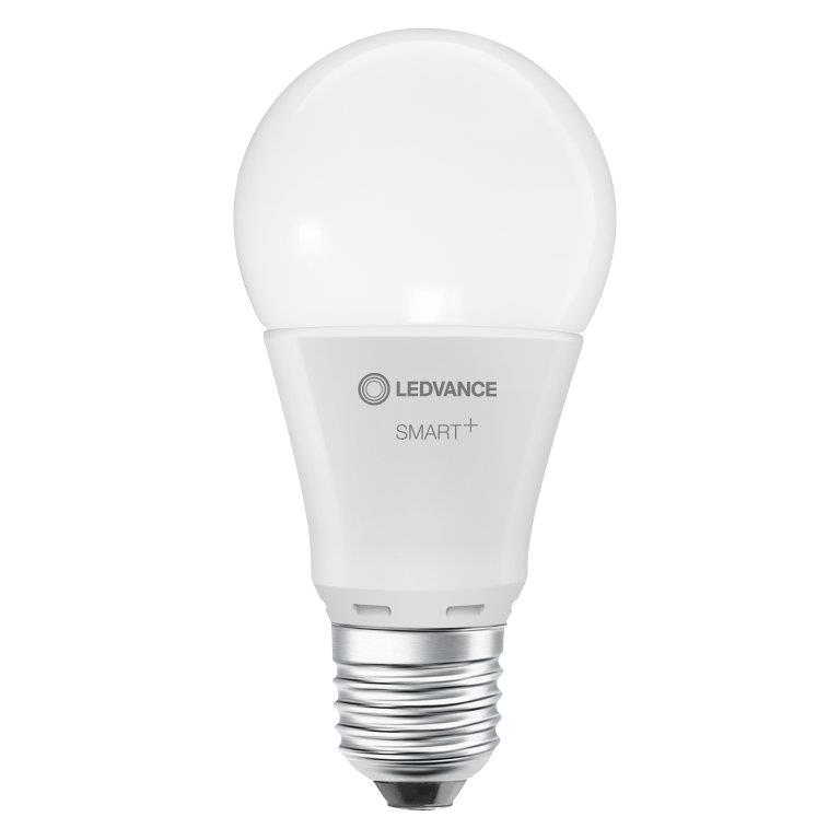 Характеристики светодиодная лампа мощностью 9 вт Ledvance Smart+ WiFi Classic Tunable White 9W A60 E27 220V 2700-6500K (4058075485372)