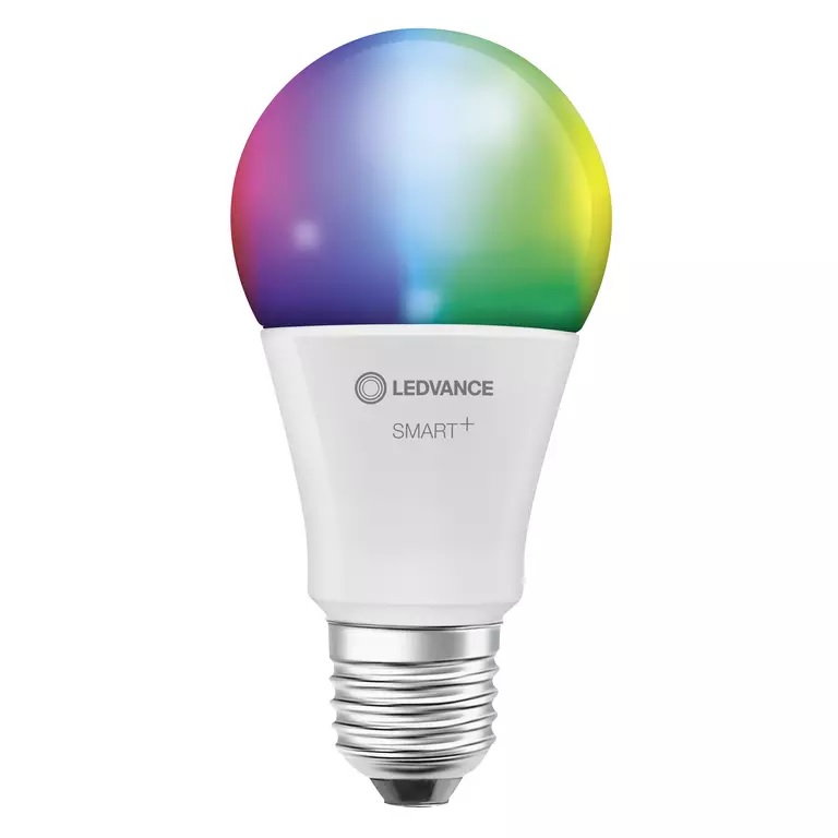 Smart cветодиодная лампа Ledvance Smart+ WiFi A60 9,5W 1055Lm 2700-6500K + RGB E27 Dim (4058075485457) цена 553.80 грн - фотография 2