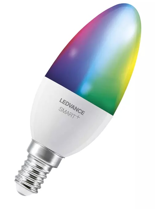 в продажу Smart світлодіодна лампа Ledvance Smart+ WiFi B40 5W 470Lm 2700-6500K + RGB E14 комплект 3шт (4058075485938) - фото 3