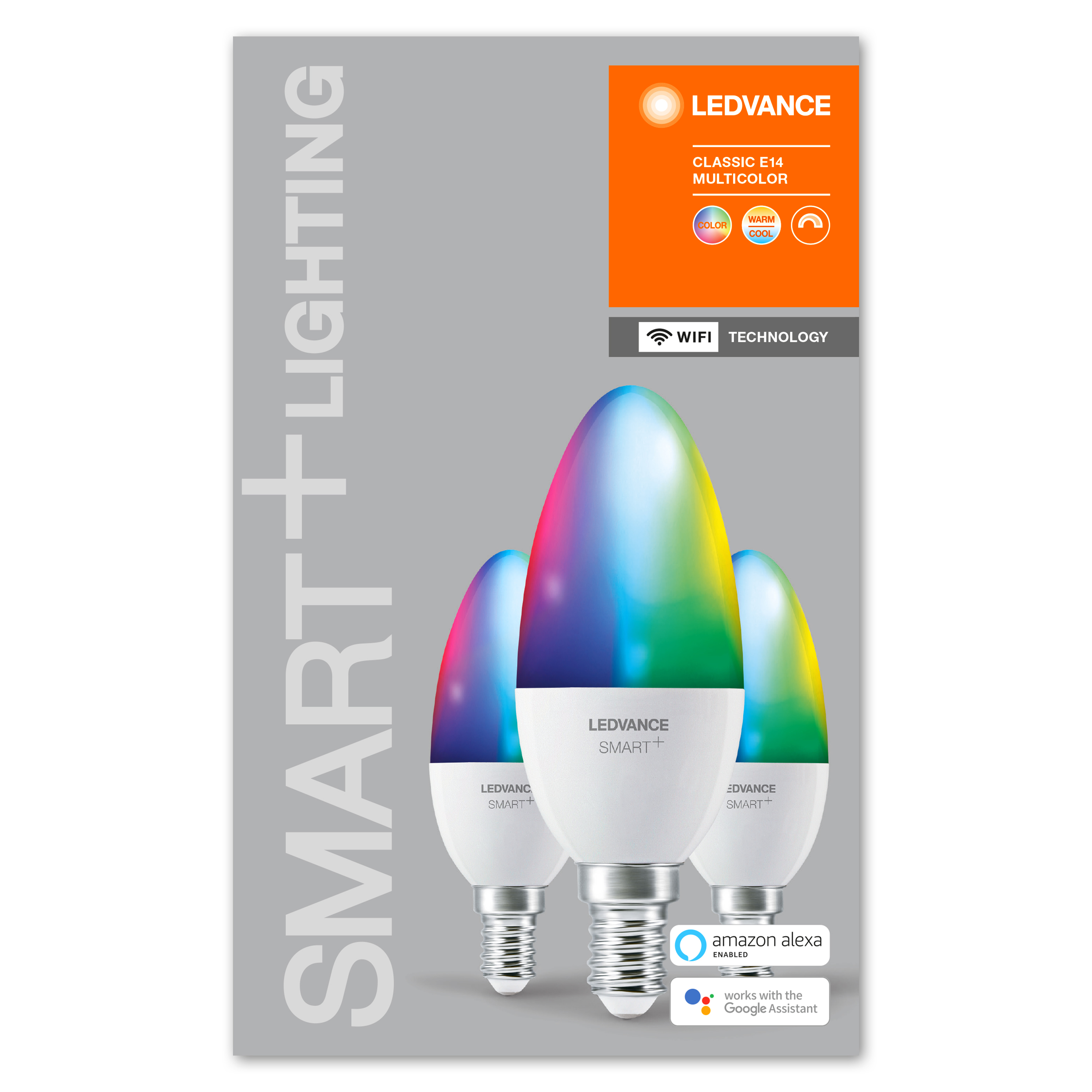 Smart світлодіодна лампа Ledvance Smart+ WiFi B40 5W 470Lm 2700-6500K + RGB E14 комплект 3шт (4058075485938) характеристики - фотографія 7