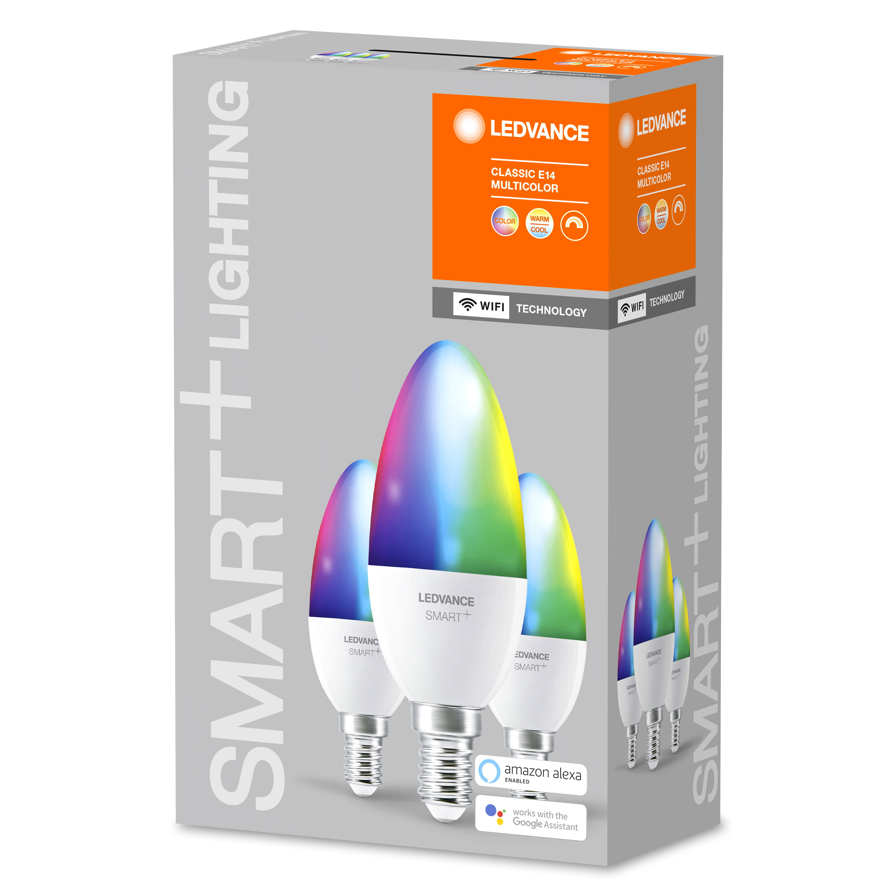 Smart світлодіодна лампа Ledvance Smart+ WiFi B40 5W 470Lm 2700-6500K + RGB E14 комплект 3шт (4058075485938) огляд - фото 8