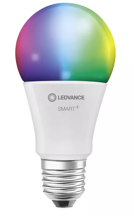 Smart cветодиодная лампа Ledvance Smart+ WiFi A60 9W 806Lm 2700-6500K + RGB E27 комплект 3шт (4058075485754) цена 1367.60 грн - фотография 2