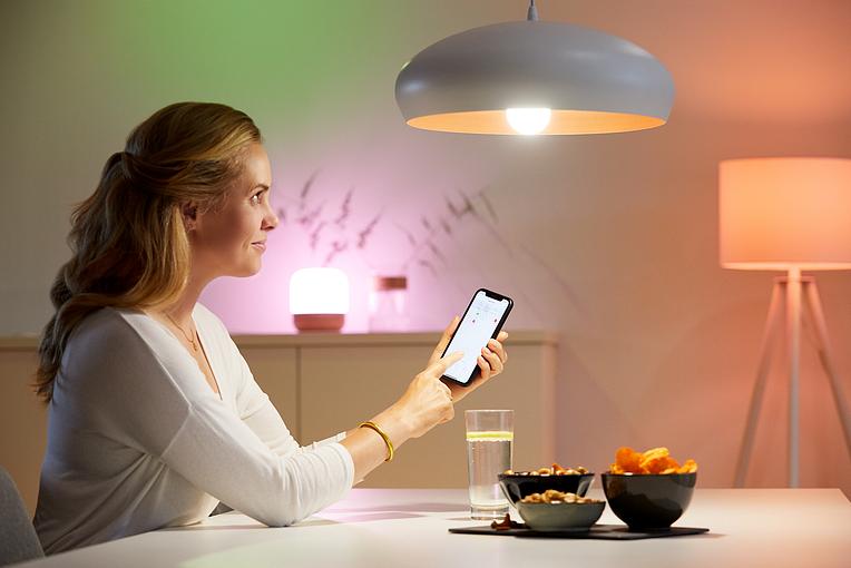 Smart світлодіодна лампа WiZ Led Smart E27 8W 806Lm A60 2200-6500K RGB Wi-Fi (929002383602) інструкція - зображення 6