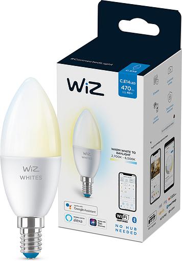 Smart світлодіодна лампа WiZ Led Smart E14 4.9W 470Lm C37 2700-6500K Wi-Fi (929002448702) в інтернет-магазині, головне фото