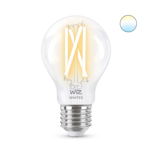 Smart cветодиодная лампа WiZ Led Smart E27 7W 806Lm A60 2700-6500 Filament Wi-Fi (929003017201) цена 429.00 грн - фотография 2