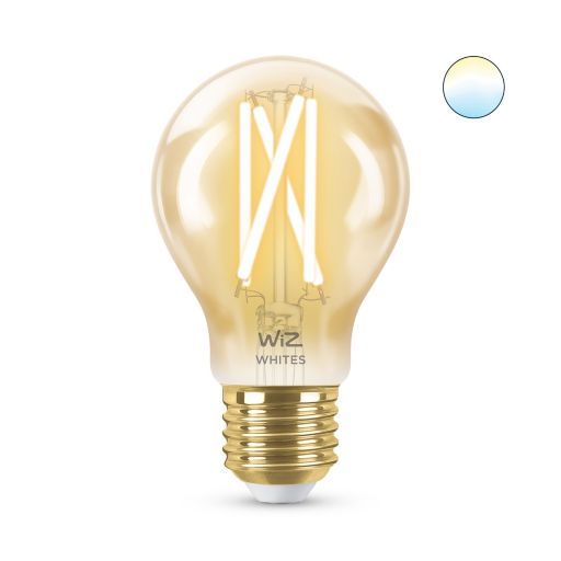 Smart cветодиодная лампа WiZ Led Smart E27 7W 640Lm A60 2000-5000К Filament Wi-Fi (929003017401) цена 479.00 грн - фотография 2