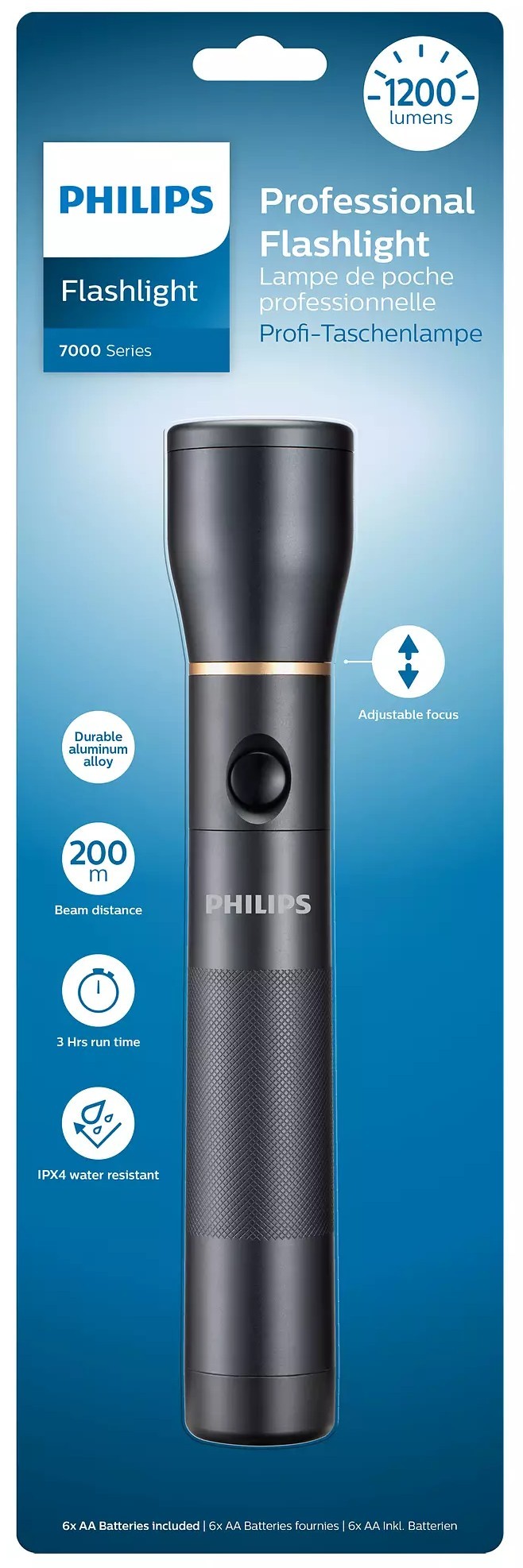 Светодиодный фонарик Philips SFL7002T цена 719.00 грн - фотография 2