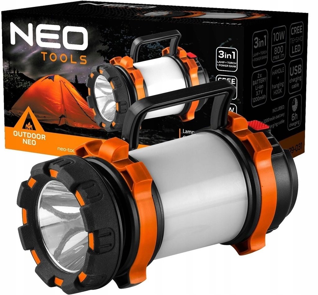 Кемпинговый фонарь Neo Tools 99-031 3в1 цена 1265.00 грн - фотография 2