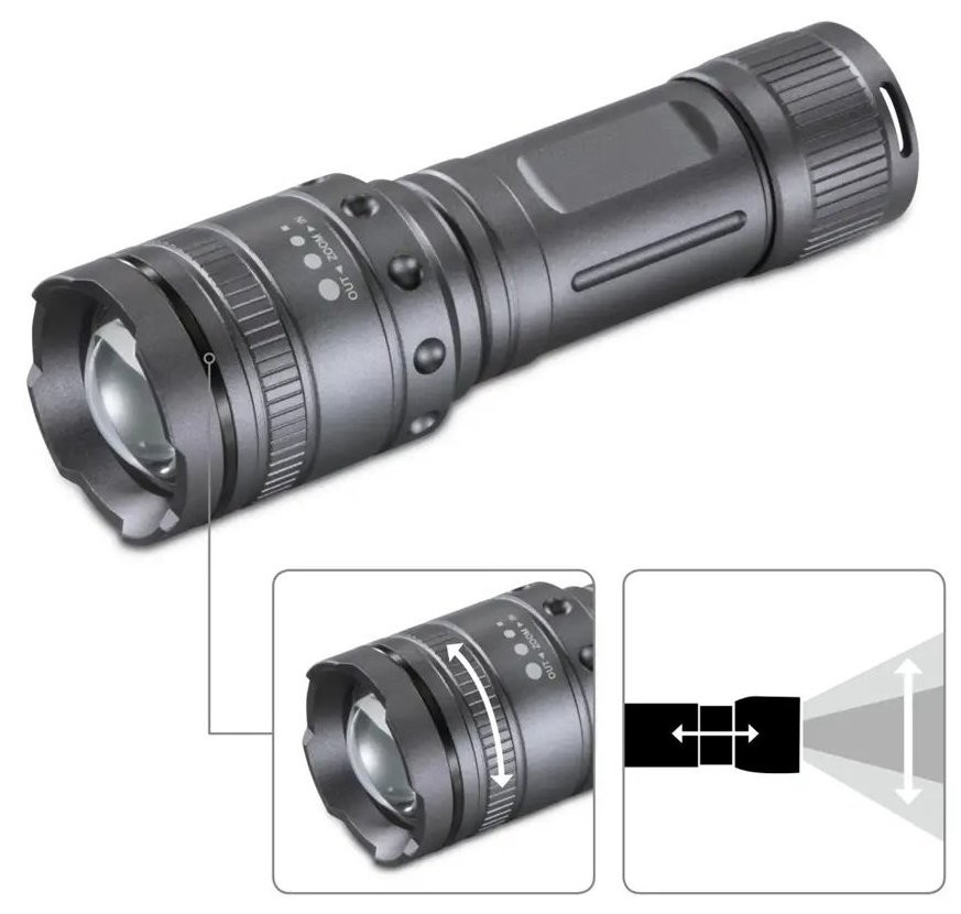 Світлодіодний ліхтарик Hama Ultra Pro LED Torch L1000 ціна 636 грн - фотографія 2