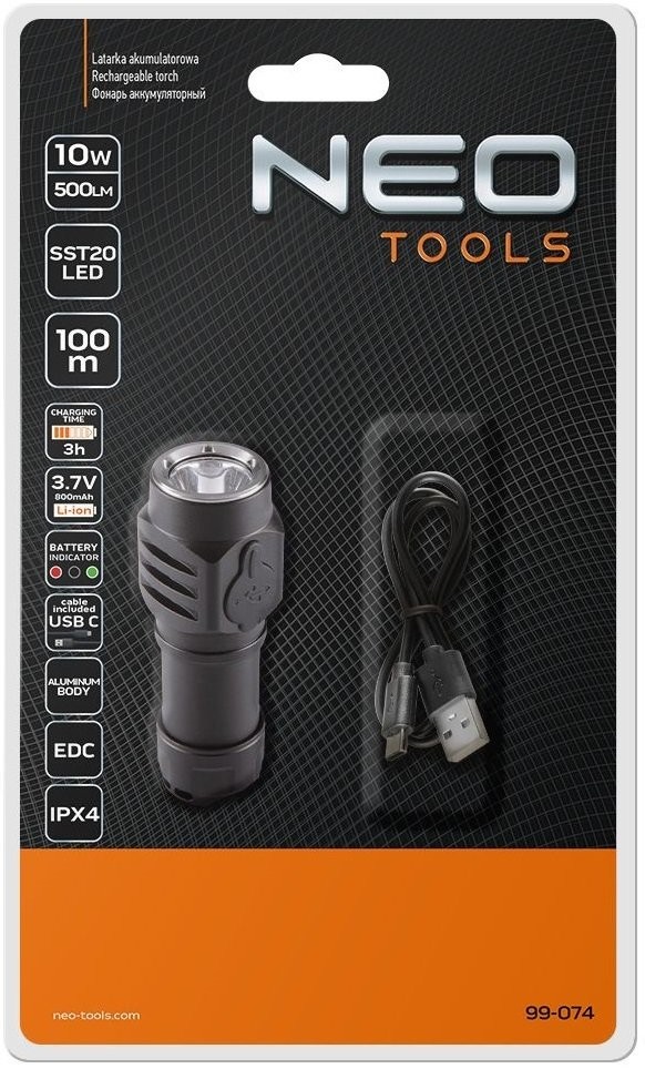 в продажу Світлодіодний ліхтарик Neo Tools 99-074 - фото 3