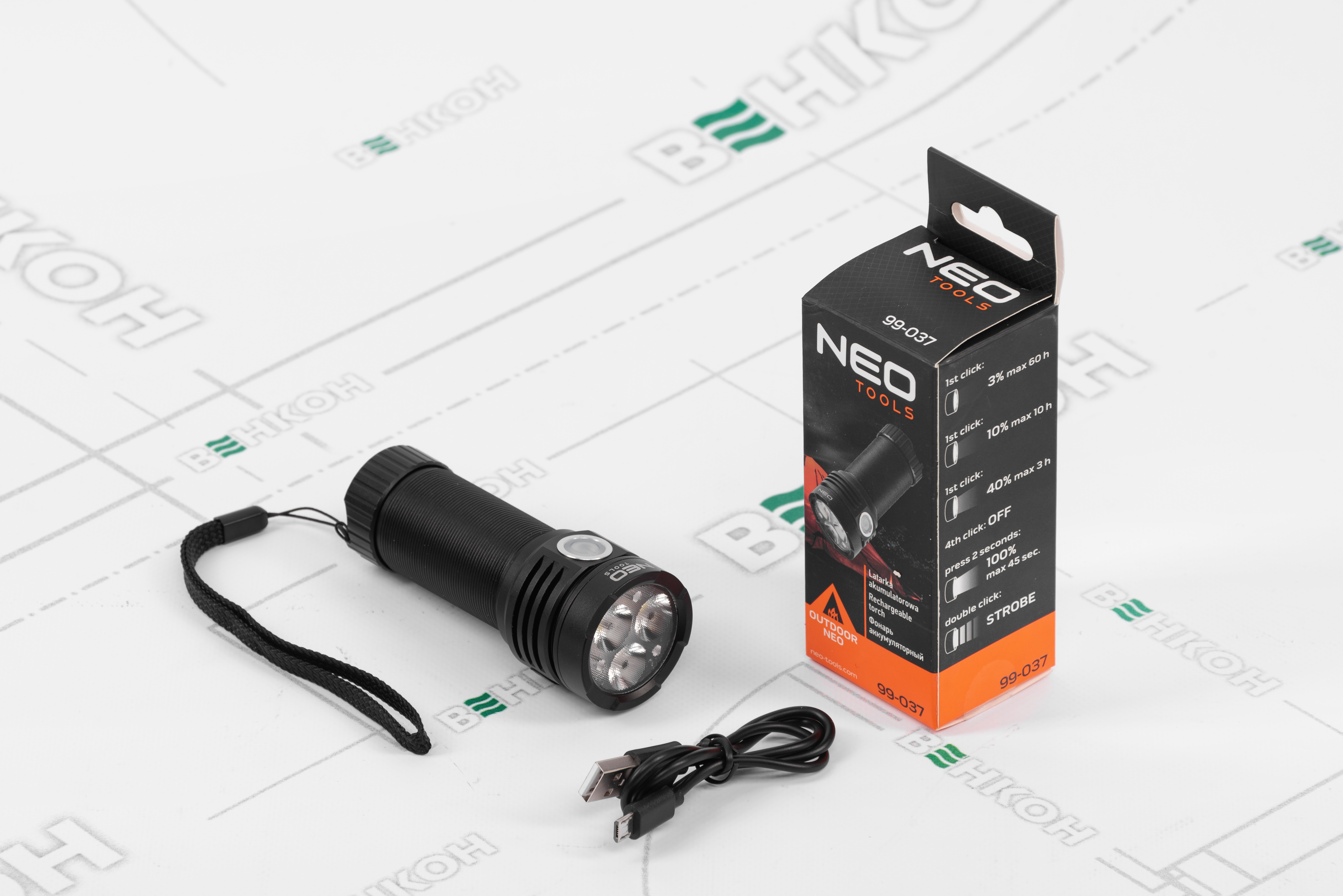 Світлодіодний ліхтарик Neo Tools 99-037 зовнішній вигляд - фото 9