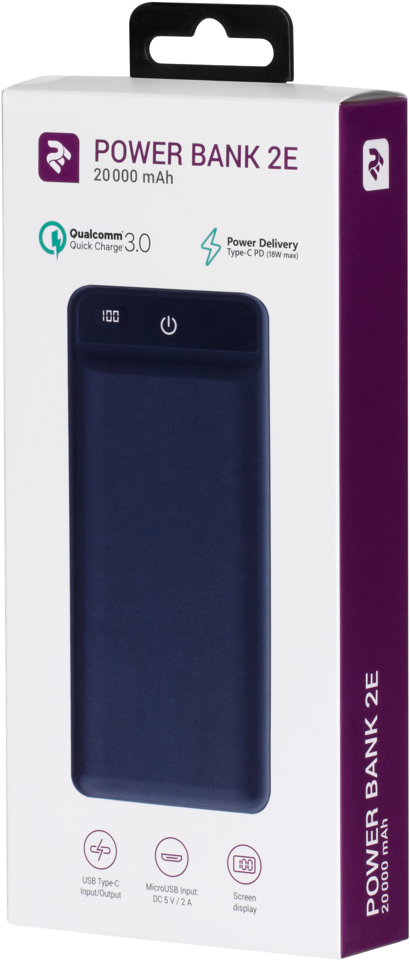 Повербанк 2E 20000 mAh (2E-PB2005AQC-DARKBLUE) отзывы - изображения 5