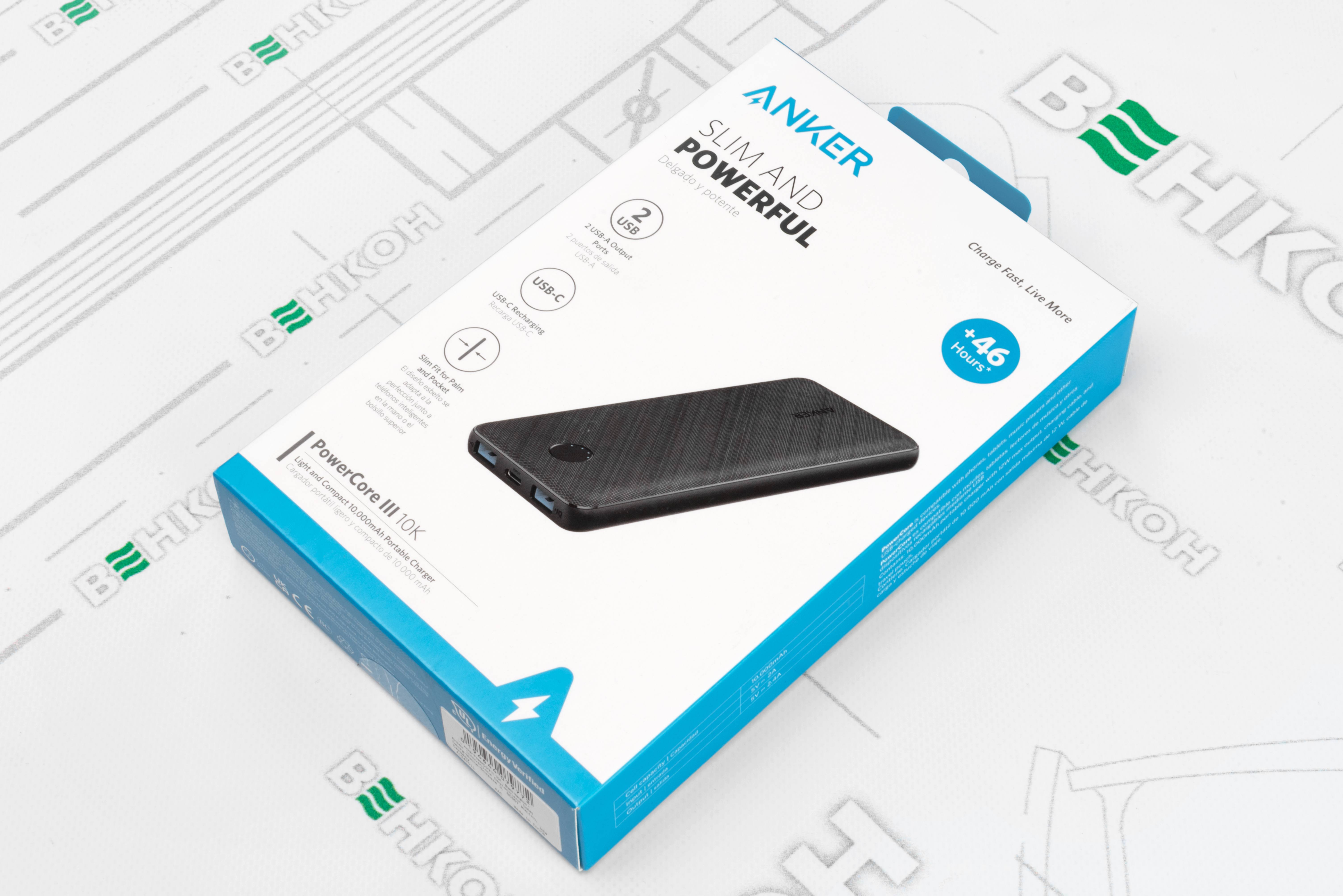 Anker PowerCore III Slim 10000 mAh Black (A1247G11) в магазині в Києві - фото 10