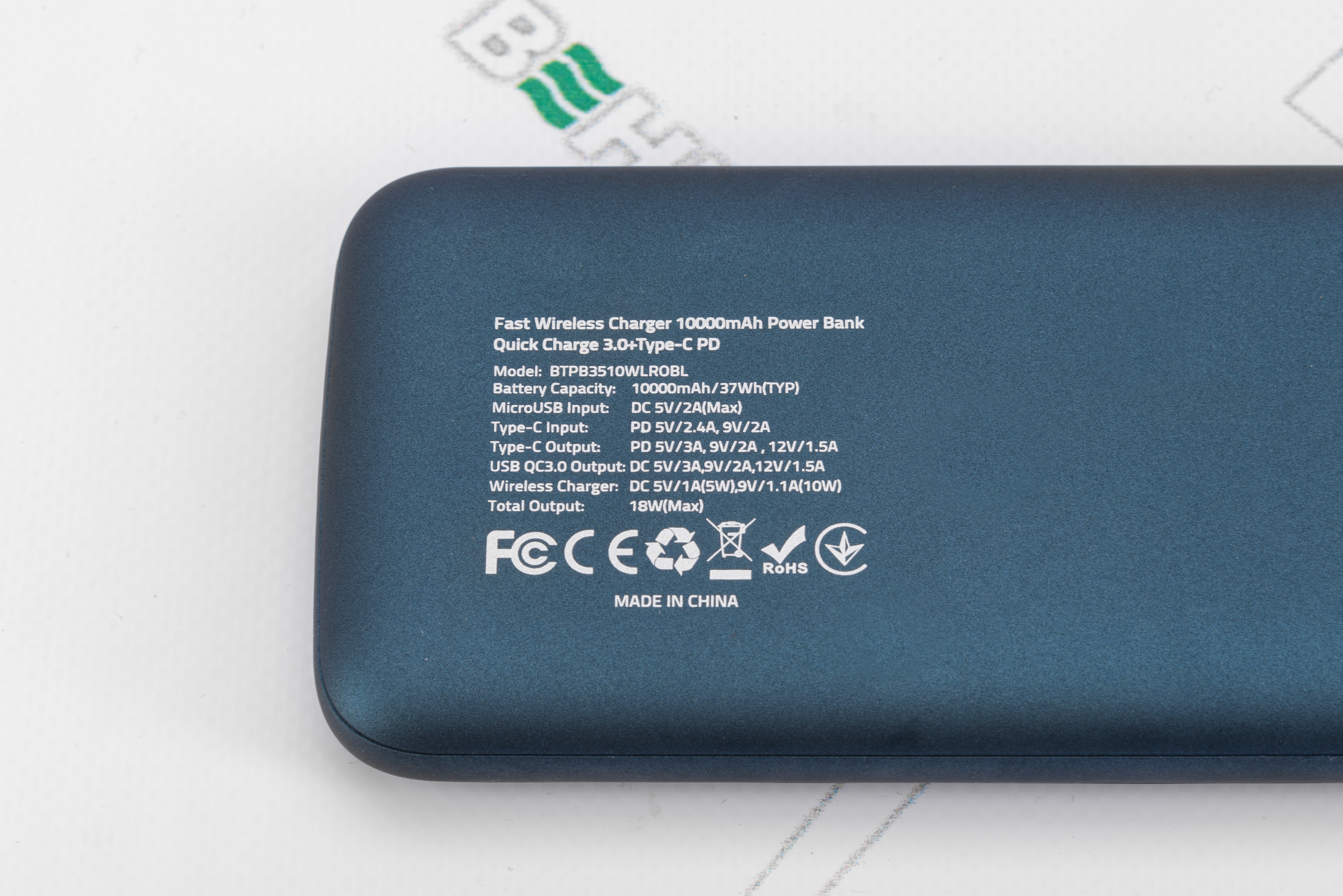 Повербанк Vinga 10000 mAh Wireless Blue (BTPB3510WLROBL) огляд - фото 8