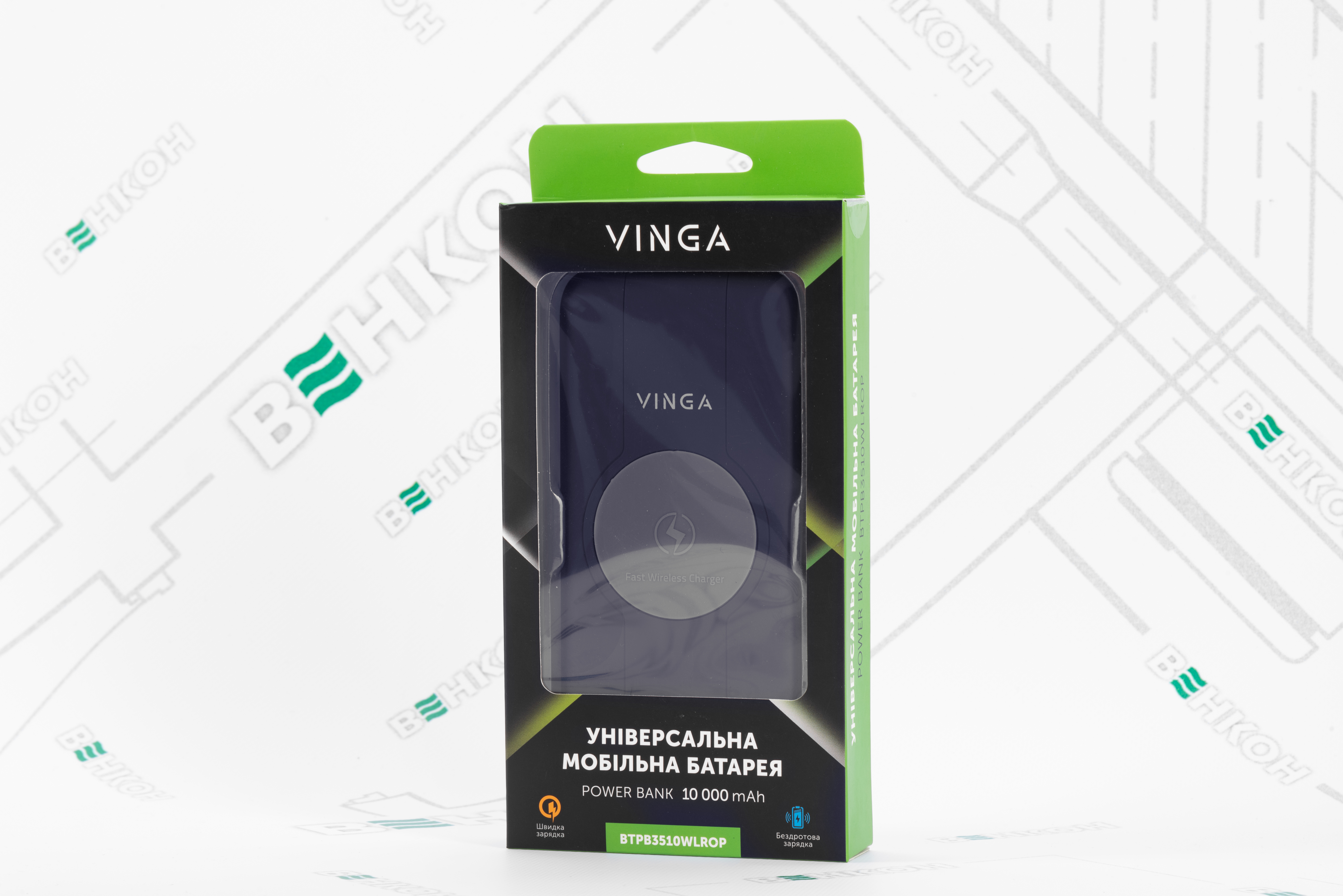 Vinga 10000 mAh Wireless Purple (BTPB3510WLROP) в магазині в Києві - фото 10