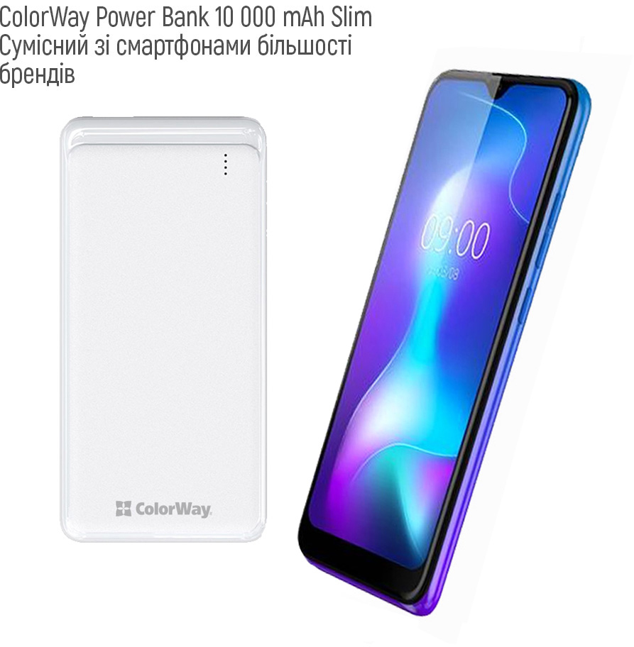 Повербанк ColorWay Slim 10 000 mAh (CW-PB100LPG3WT-PD) обзор - фото 11