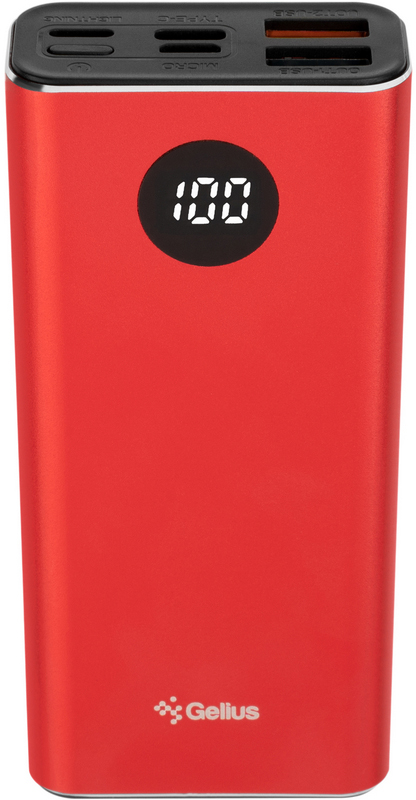 Повербанк Gelius Pro CoolMini 2 PD GP-PB10-211 9600 mAh Red (00000082623) характеристики - фотографія 7