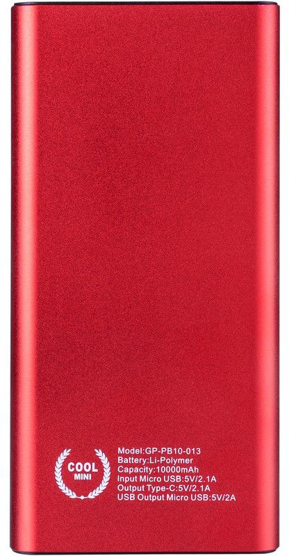 Повербанк Gelius Pro Edge GP-PB10-013 10000 mAh Red (00000078418) цена 806.00 грн - фотография 2