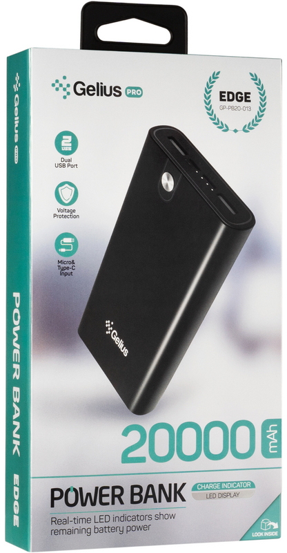 Gelius Pro Edge GP-PB20-013 20000 mAh (00000083633) в магазині в Києві - фото 10