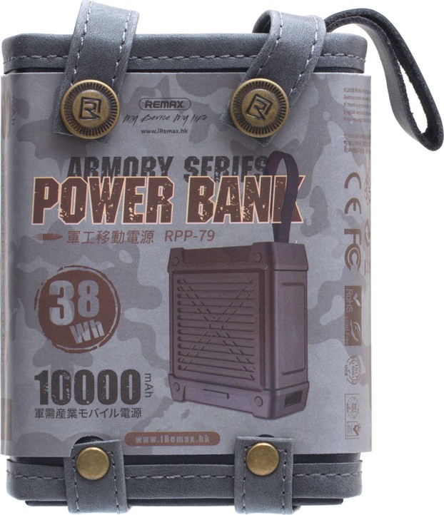 Повербанк Remax RPP-79 Armory 10000 mAh Olive (RPP-79 olive) отзывы - изображения 5