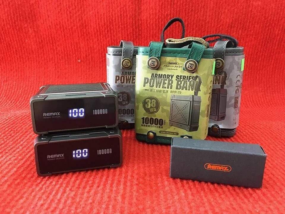 Повербанк Remax RPP-79 Armory 10000 mAh Olive (RPP-79 olive) характеристики - фотография 7