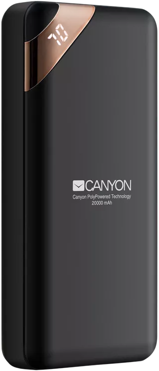 Повербанк с 2 USB Canyon PB-202 20000 mAh (CNE-CPBP20B)