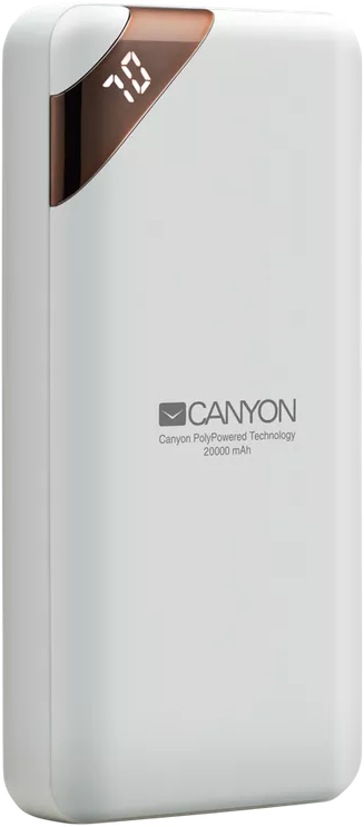 Повербанк с 2 USB Canyon PB-202 20000 mAh (CNE-CPBP20W)