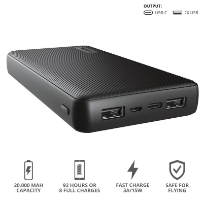 Повербанк Trust Primo 20000 mAh Black (23593) отзывы - изображения 5