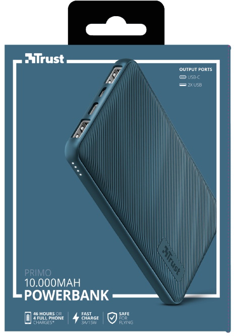 товар Trust Primo 10000 mAh Blue (23894) - фото 13