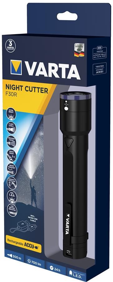 Світлодіодний ліхтарик Varta Night Cutter F30R характеристики - фотографія 7