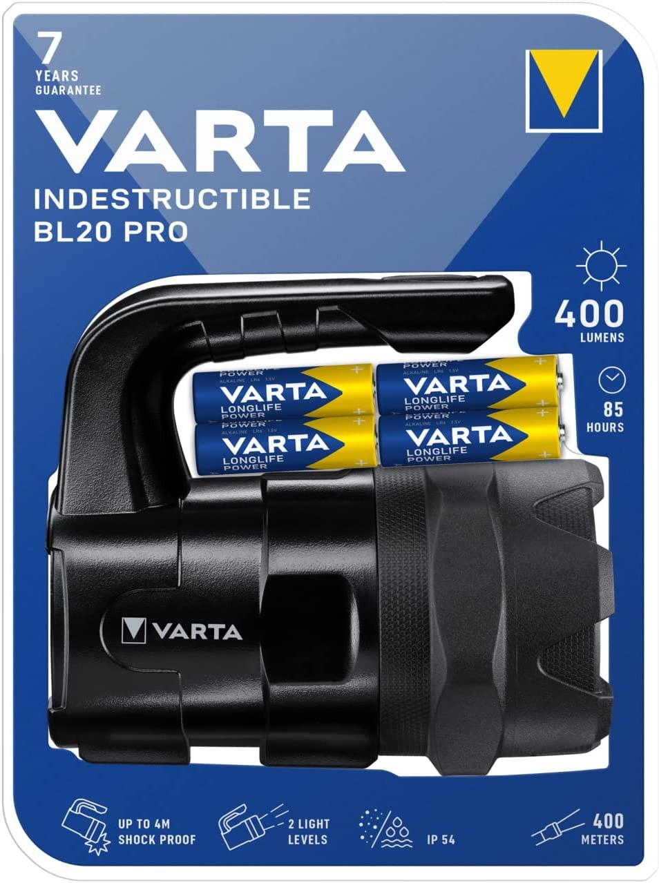 Светодиодный фонарик Varta Indestructible BL20 Pro инструкция - изображение 6