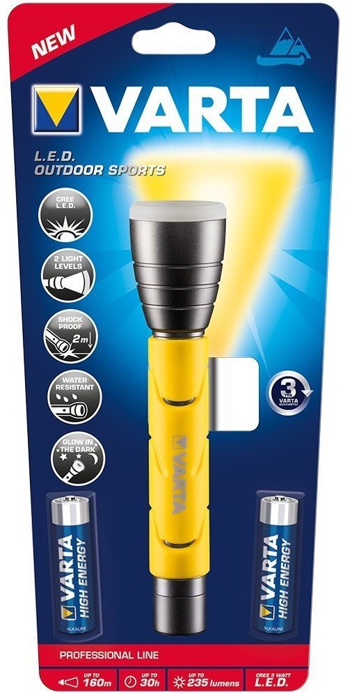 Светодиодный фонарик Varta LED Outdoor Sports Flashlight цена 1169 грн - фотография 2