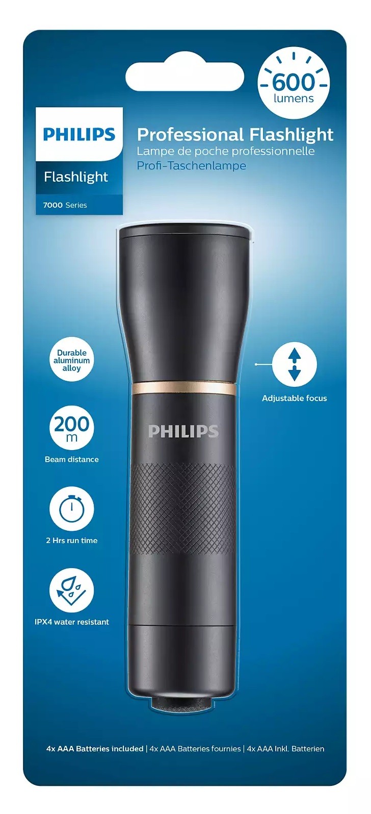 Світлодіодний ліхтарик Philips SFL7001T ціна 999.00 грн - фотографія 2
