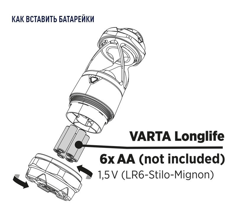 в продаже Светодиодный фонарик Varta Indestructible L30 Pro - фото 3