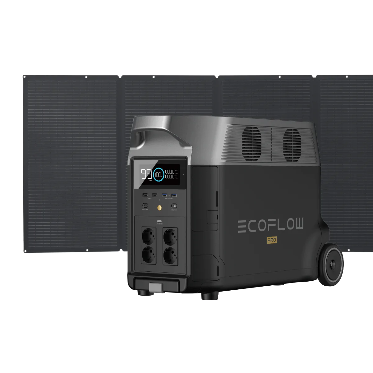 Портативна зарядна станція EcoFlow DELTA Pro + 400W Solar Panel в інтернет-магазині, головне фото