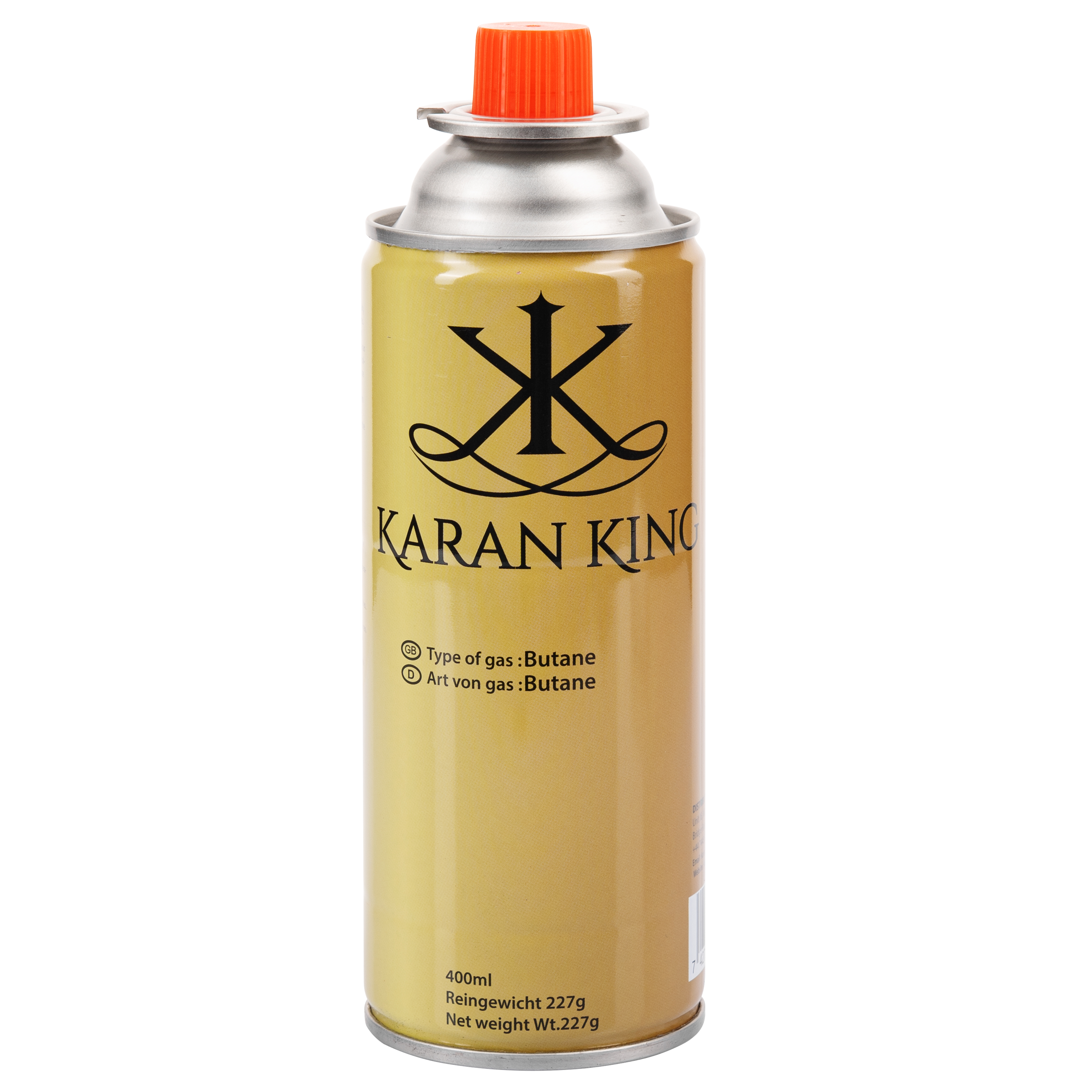 Газовый картридж Karan King 227g (цанговое крепление)
