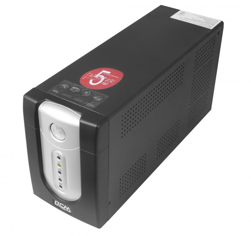 Джерело безперебійного живлення Powercom IMP-1500AP 1500VA/900W line-interactive USB Schuko ціна 10425 грн - фотографія 2