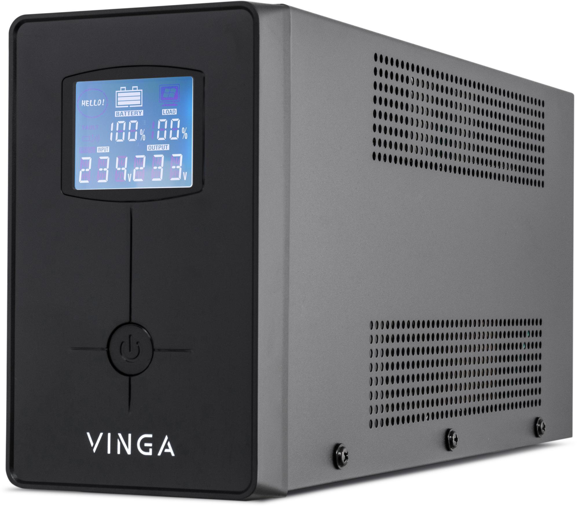 Источник бесперебойного питания Vinga LCD 1200VA (VPC-1200MU)