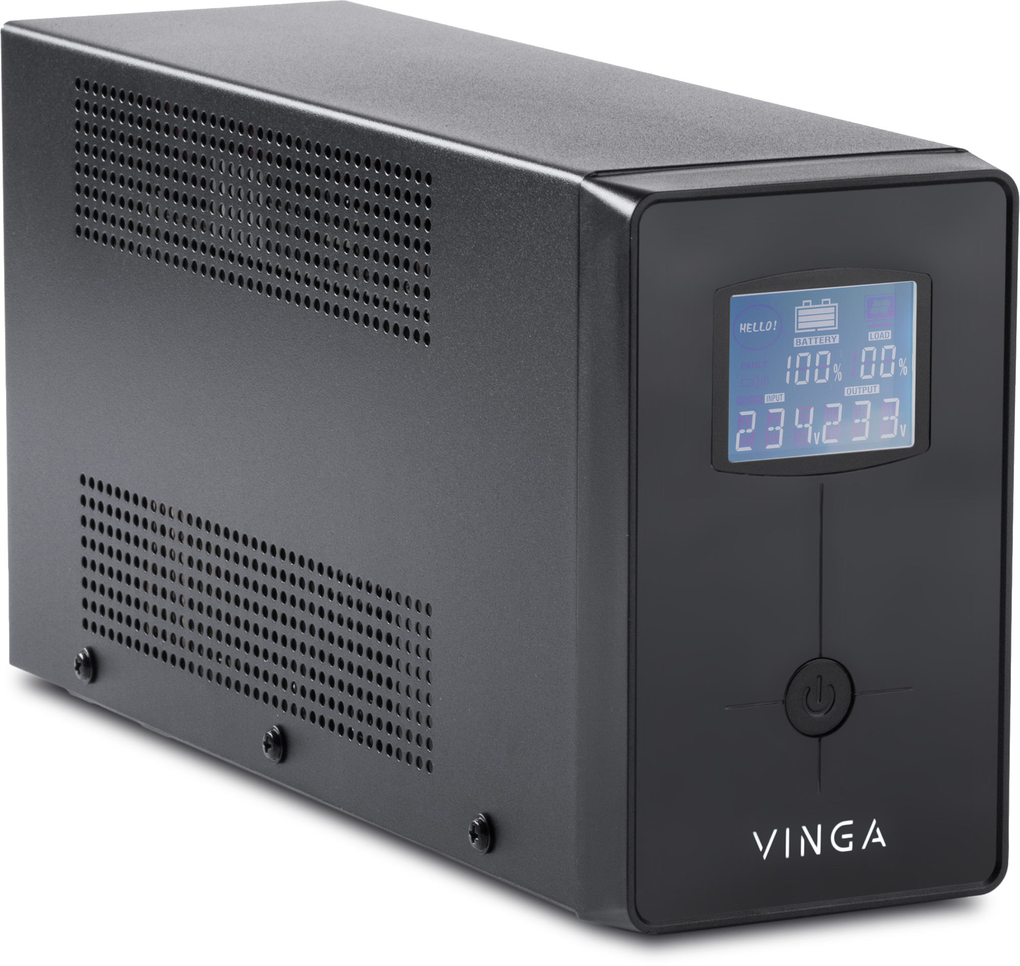 Джерело безперебійного живлення Vinga LCD 600VA (VPC-600M) ціна 2149.00 грн - фотографія 2